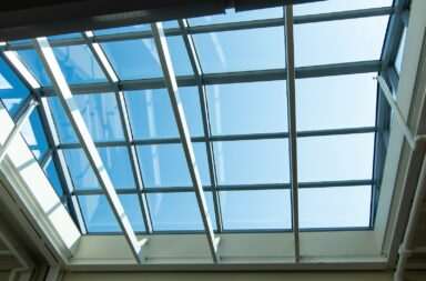 white wooden framed glass ceiling during daytime